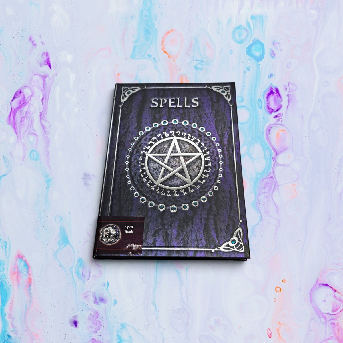 New Arrival - Spell Book Nemesis Now Embossed Purple - Blank