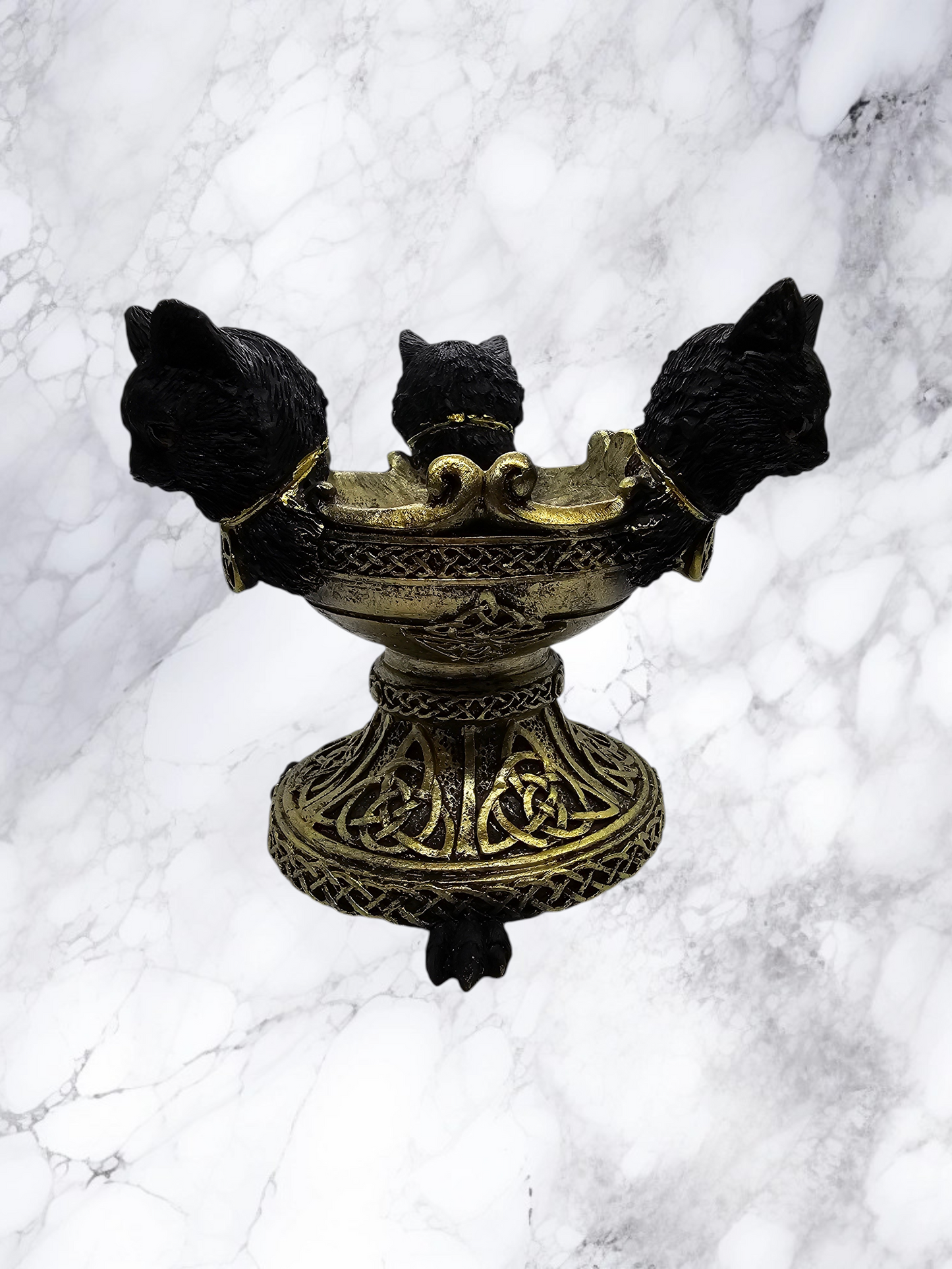 New Arrival - Black Cat Oil Burner with Glass Dish