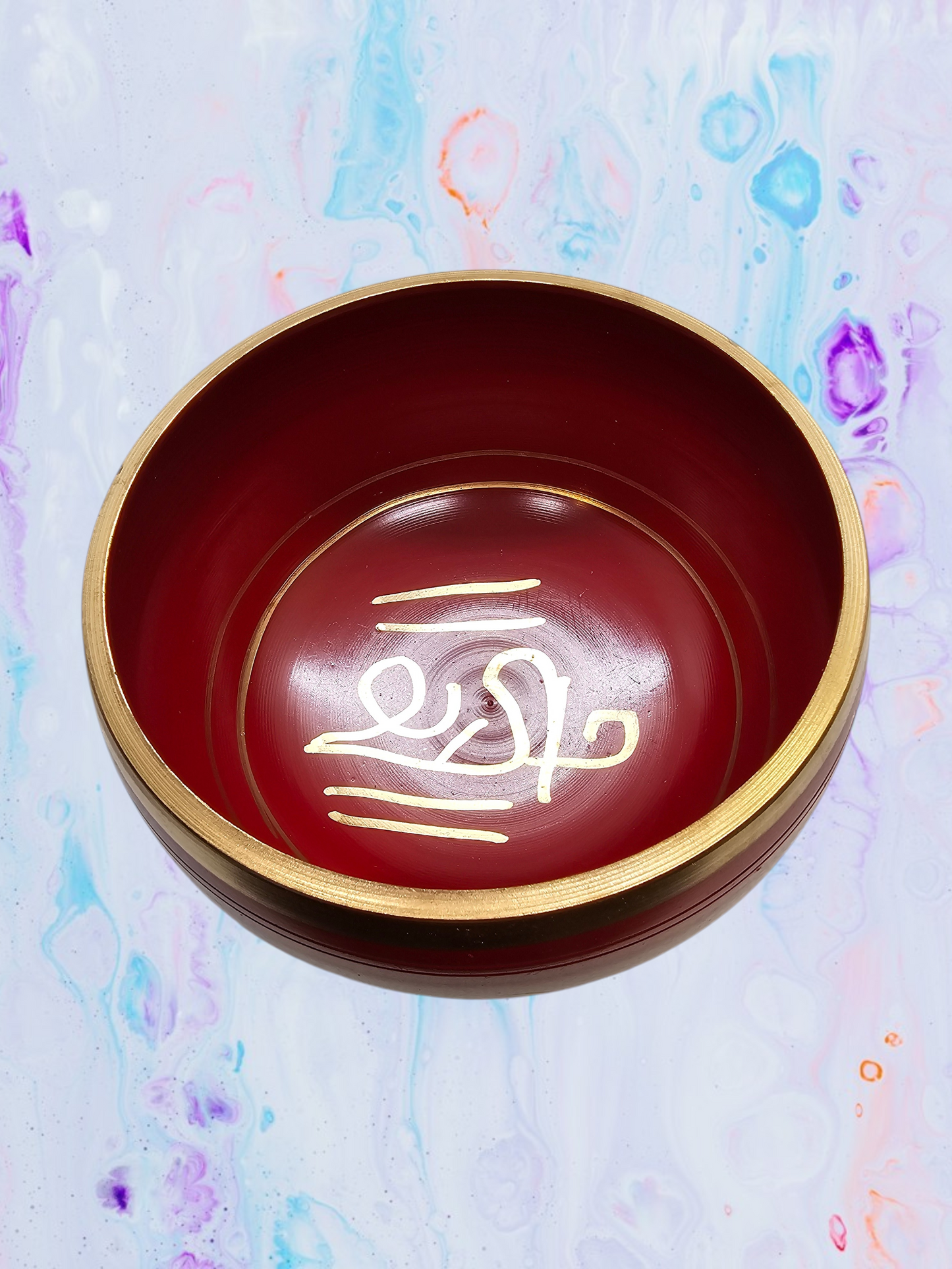 New Arrival - Singing Bowl Medium Red - Spiritual Tools