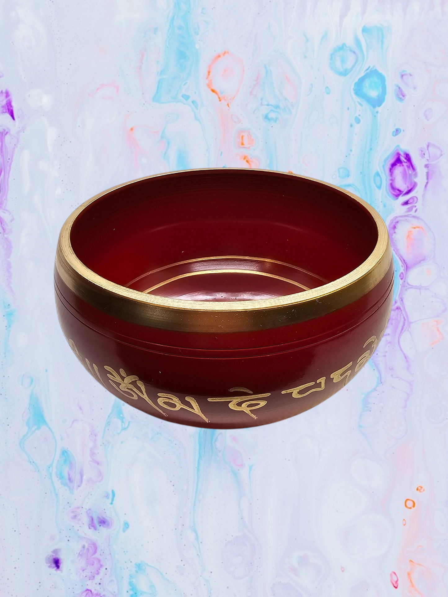 New Arrival - Singing Bowl Medium Red - Spiritual Tools