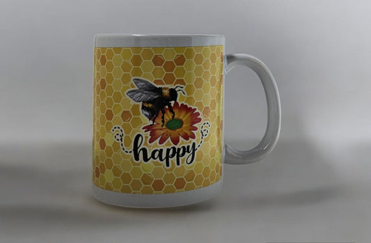 Novelty - Bee Happy Mug