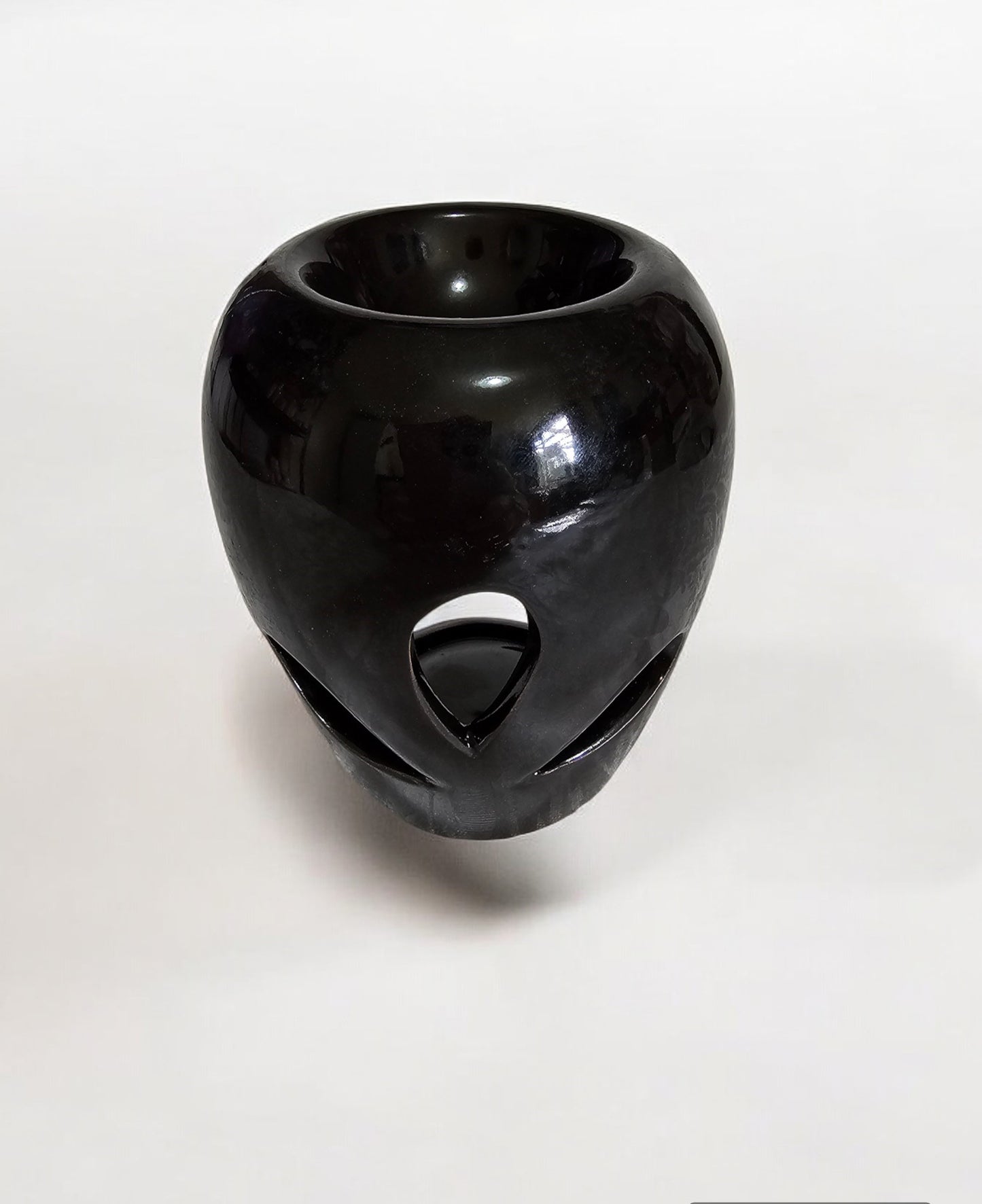 Oil Burner Small Ceramic Bulbous Shaped