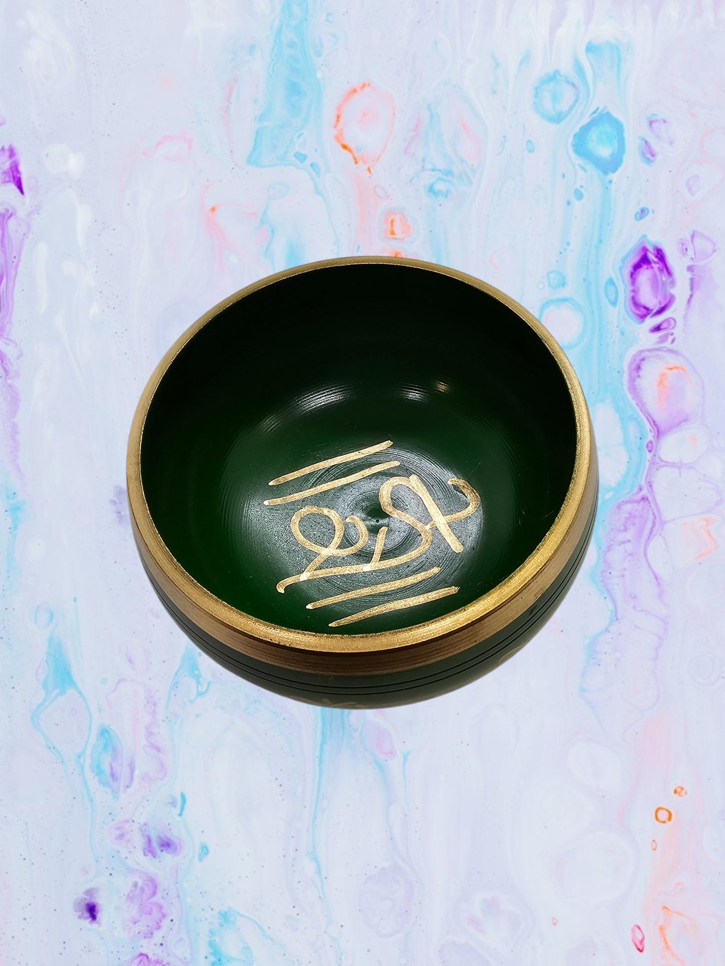 New Arrival - Singing Bowl Small Green - Spiritual Tools