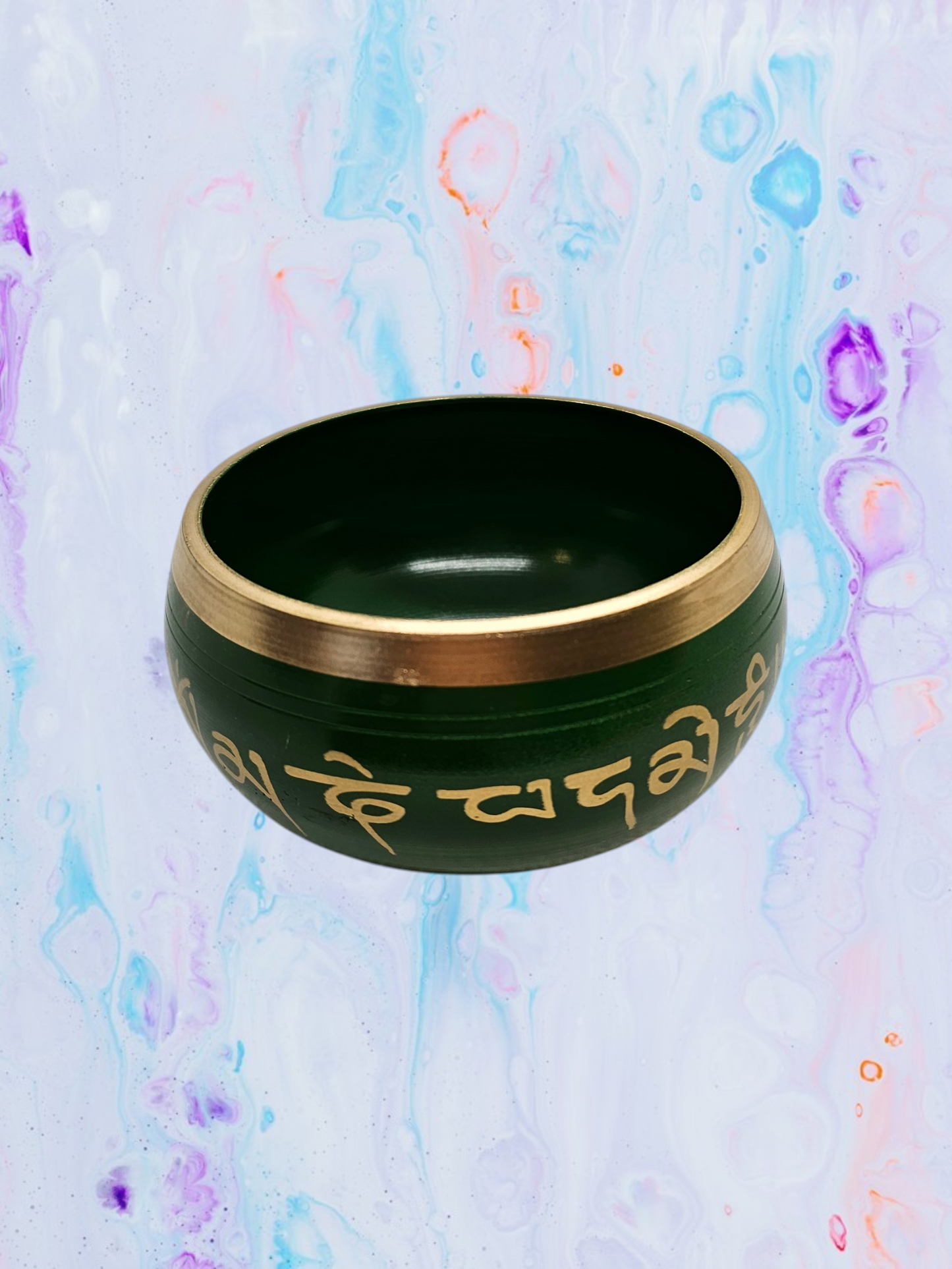 New Arrival - Singing Bowl Small Green - Spiritual Tools